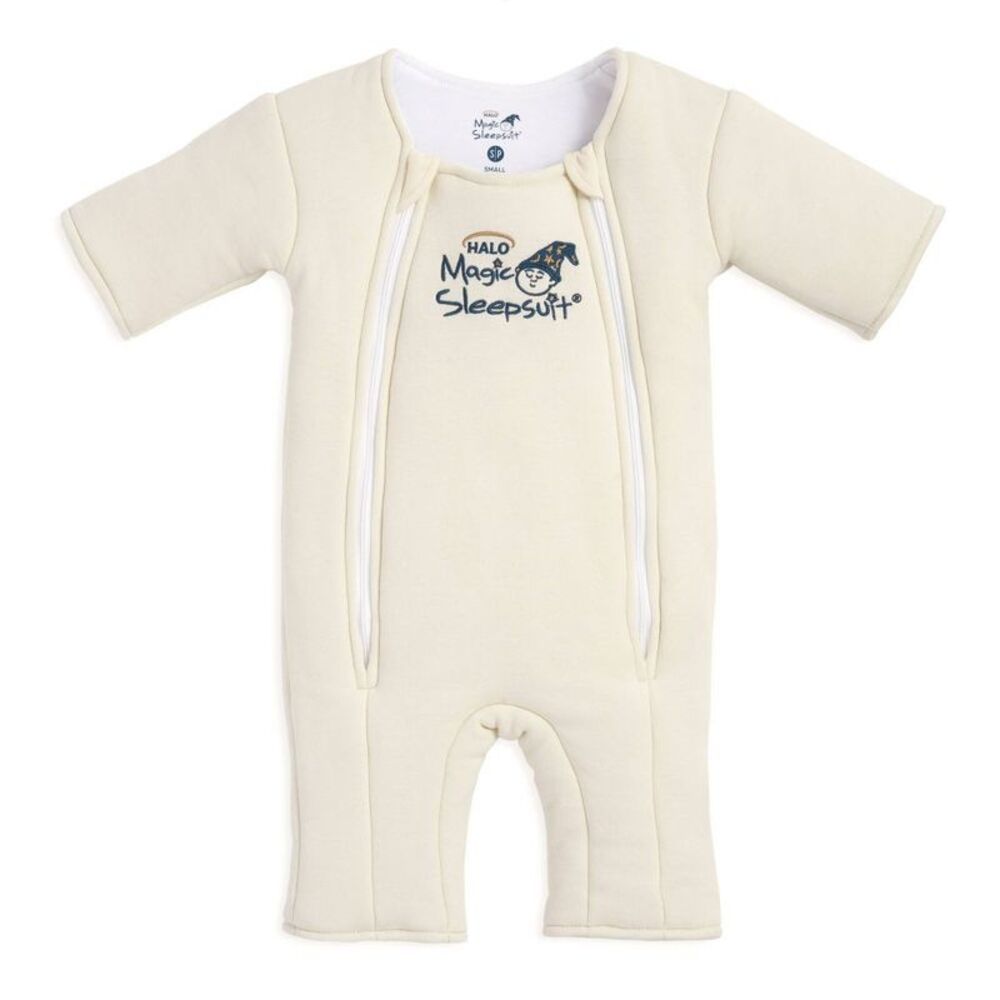 HALO Baby Merlin 100% Cotton Magic Sleepsuit Wearable Blanket - Cream S
